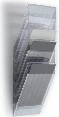 Raft dokumentesh Durable 1709760400, 6 kompartimente A4, transparent
