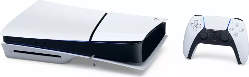 Konsolë Sony PlayStation 5 Slim, 1TB, e zezë dhe e bardhë thumbnail 4