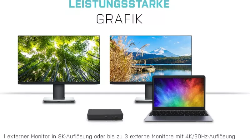 Docking station I-Tec Thunderbolt 3/USB-C Dual DisplayPort 4K, 85W, e zezë