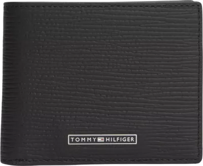 Portofol për meshkuj Tommy Hilfiger TH Business Saffi Mini CC AM0AM14785, i zi