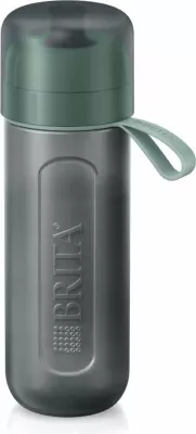 Shishe filtruese uji Brita Active 600 ml, pastel jeshile, set me 5 filtra MicroDisc