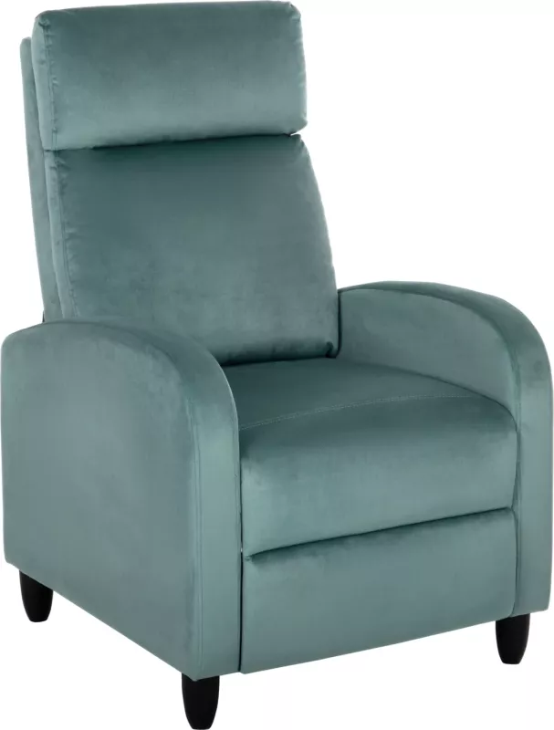 Karrige relaksuese HIBER, kadife jeshile fistik, FH9782.07, 67.5x90x104H cm
