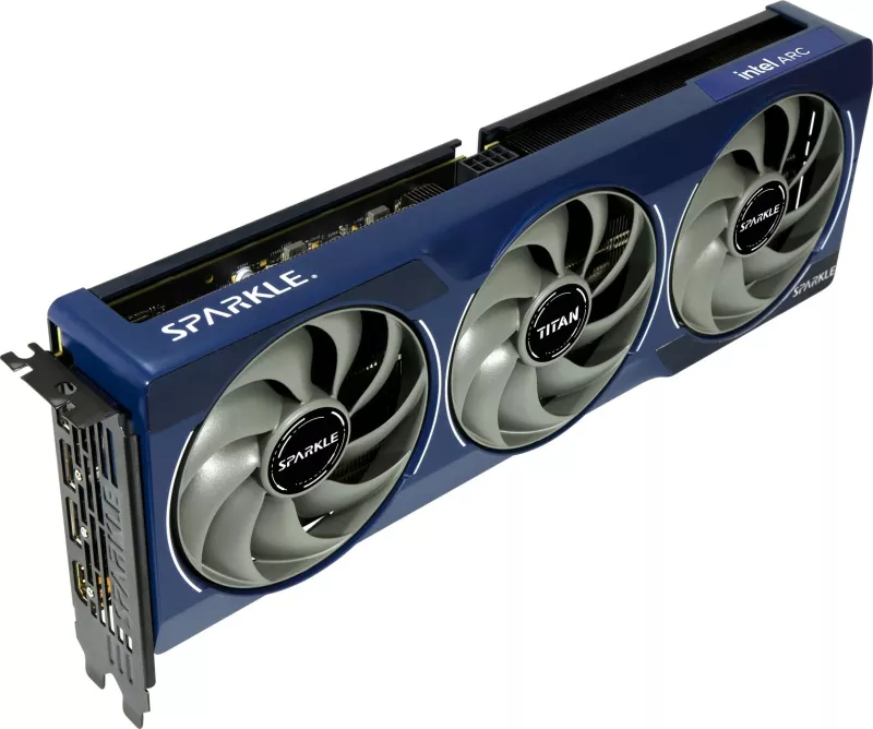 Kartelë grafike Sparkle B580 12GB Intel Arc Titan OC GDDR6, Blu