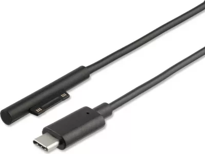 Kabllo karikimi 4smarts Microsoft Surface Connect në USB Tip-C 1m e zezë