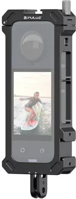 Mbështjellës metalik Puluz PU941B me adapter tripod për Insta360 X4, zi