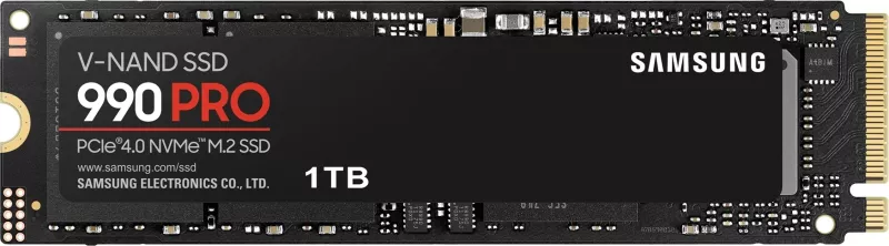 SSD Samsung 990 PRO, 1 TB, M.2, PCI Express 4.0, NVMe, Zi