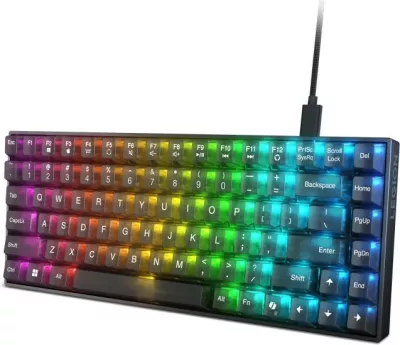 Tastierë mekanike Lenovo Legion K510 Mini Pro Gaming, RGB LED, me kabllo, QWERTY