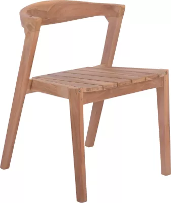 Karrige për ngrënie jashtë ORLEAN FH18130 dru tik ngjyrë natyrale 49x56x72H cm