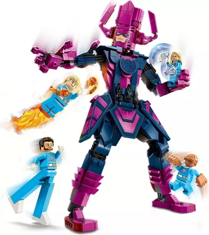 Set LEGO Marvel 76316 Fantastic Four kundër Galactus, 427 pjesë, 4 minifigura