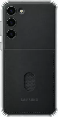 Mbështjellës Samsung Frame Cover për Samsung Galaxy S23+, EF-MS916CBEGWW, me xhep për kartelë, i zi