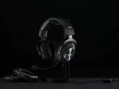 Kufje gaming Logitech G PRO X, me kabllo, 20 - 20000 Hz, 320 g, të zeza