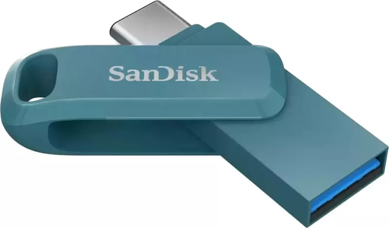 USB flash SanDisk Ultra Dual Drive Go 1TB, USB Type-C, 3.2 Gen 1, turquoise