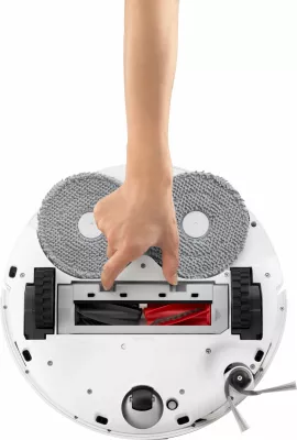Robot fshesë Roborock Q Revo Curv, 0.325L, 2.5L bazë, i bardhë