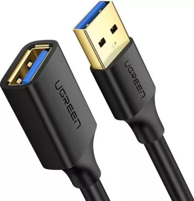 Kabllo zgjatëse USB-A Ugreen US129 USB 3.0 1.5 m Male-Female, e zezë