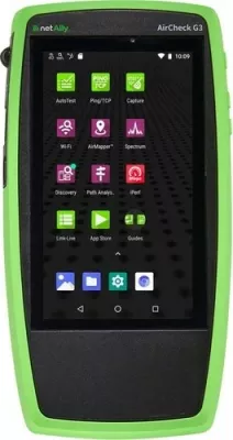 Pajisje testimi rrjeti NetAlly AirCheck G3E, Wifi6, me holster, jeshile