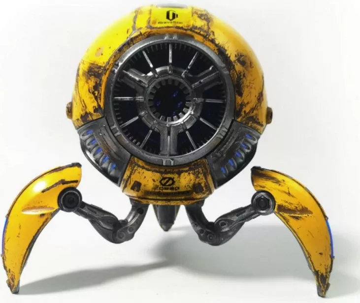 Boks portativ Zoeao GravaStar G1_YLW, 20 W, Wireless, Metallic, Yellow