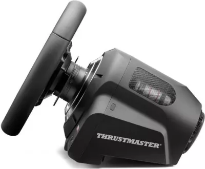 Timon garash Thrustmaster T-GT II, GT Wheel + Base, për PS5/PS4/PC, Force Feedback 40W, USB/Bluetooth, pack pa pedale, i zi