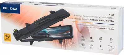 Videoregjistrues veture BLOW BLACKBOX DVR F620, 10.88", CarPlay, Android Auto, 2K, Kamerë e pasme, e zezë