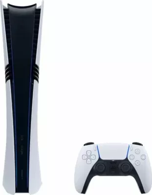 Konsolë lojërash Sony PlayStation 5 Pro Digital 2TB SSD, e bardhë, set me 1 kontrollor