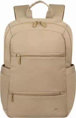 Çantë shpine për laptop RIVACASE 8264 13.3-14", material i papërshkueshëm nga uji, bezhë