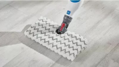 Mop me avull, Shark S6001EU Klik 'n' Flip, 1050W, depozitë 0.35 L, kabllo 7 m, i bardhë/blu