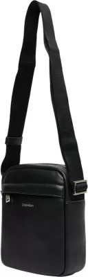 Çantë crossbody për meshkuj Calvin Klein Raised Reporter LV04D3160G, e zezë