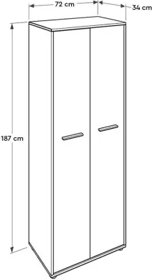 Raft librash Hanah Home, Nkt-555-Tt-1, ngjyrë arre e çelët