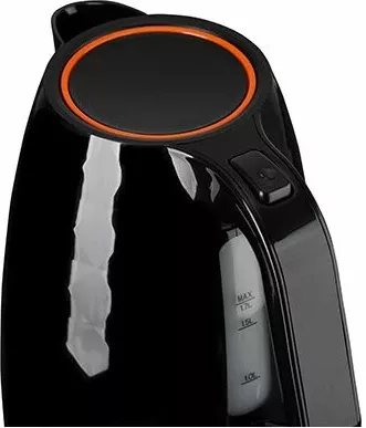 çajnik elektrik ADLER AD 1277B, 1.7L 2200W, bazë 360°, element ngrohës inox, i zi
