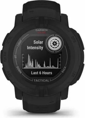 Orë sportive Garmin unisex, e zezë