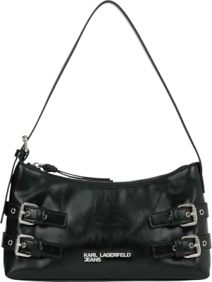Çantë krahu Karl Lagerfeld Jeans B1W30156, e zezë