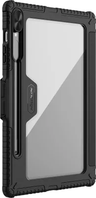 Mbështjellës Nillkin Bumper Leather Case Pro për Samsung Galaxy Tab S9+, e zezë