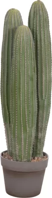 Bimë dekorative sintetike në vazo, lloj kaktusi, FH4743, 16x62cm