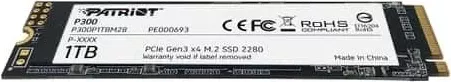 Disk SSD Patriot Memory P300 M.2, 1000GB