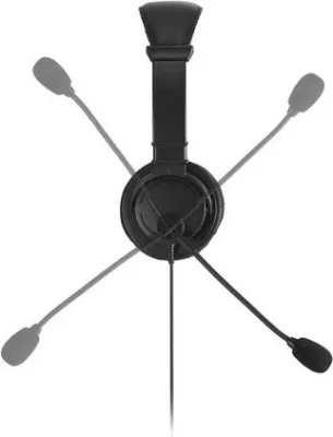 Kufje Kensington USB-C Hi-Fi me Mikrofon, me kabllo, për Thirrje/Muzikë, Ngjyrë e zezë