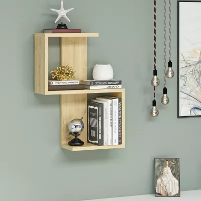 Raft muri Octa, ngjyrë safir, Hanah Home