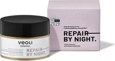 Krem nate për fytyrë për femra Veoli Botanica Repair By Night, 50ml