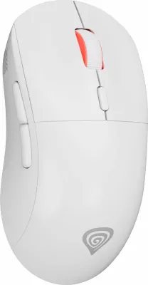 Maus gaming GENESIS Zircon XIII NMG-2090, PAW3395, 26000 DPI, 2.4GHz/USB, RGB, 7 butona, i bardhë