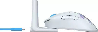 Maus gaming A4Tech Bloody R73 ULTRA DUO Nyx Mirage, pa tela, RGB, i bardhë