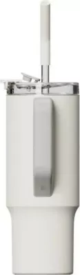 Termokupë Xiaomi Straw Mug XMXGB01PL 1 L, inox, me pipë, e bardhë