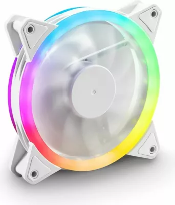 Ventilator kase SHARKOON SHARK Blades PWM RGB 120mm i bardhë