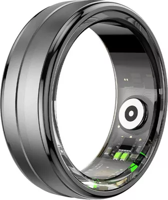 Smartring Colmi R06, 21.3mm, madhësia 12, e zezë