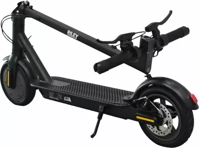 Skuter elektrik Riley RSX Plus 350W, bateri 42V/6Ah, rreze deri 25 km, goma 8.5\", i palosshëm, i zi