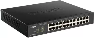 Switch D-Link DGS-1100-24PV2 24 porte 1Gbps PoE, e zezë