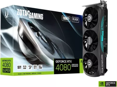 Kartelë grafike Zotac GeForce RTX 4080 SUPER, 16 GB, GDDR6X, 256 bit, e zezë