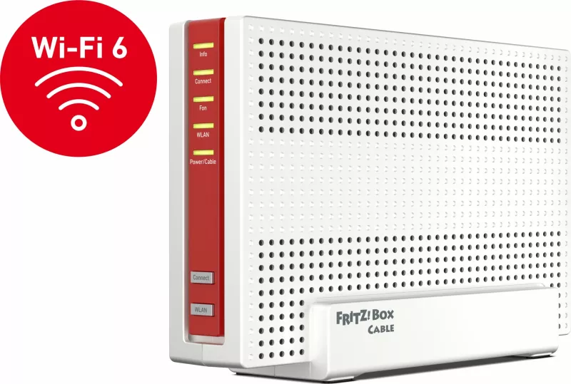 Router tavoline AVM FRITZ!Box 6690 Cable, Wi-Fi 6, Dual-band, Bardhë