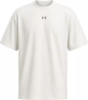Maicë për meshkuj Under Armour UA M HWT Metal Logo SS 77-6013618, fildishi [Madhësia: XL]