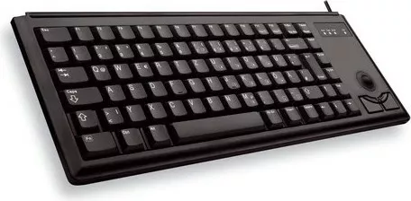 Tastierë Cherry G84-4400 me trackball, QWERTY, PS/2, e zezë