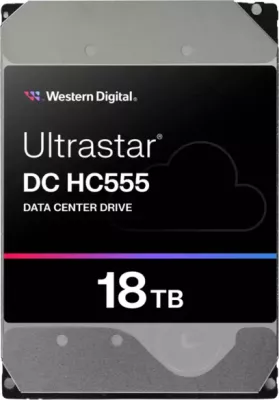 Disk i brendshëm HDD WD Ultrastar DC HC555 WUH722018CLE6L4 (0B48723) 18TB 3.5\" SATA 6Gb/s 7200rpm 512MB cache