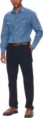 Këmishë për meshkuj Tommy Hilfiger MW0MW39429, blu e çelët denim [Madhësia: XS]