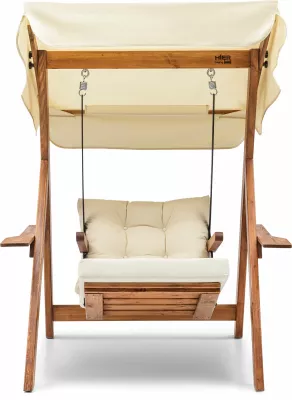 Karrige lëkundëse për kopsht, ngjyrë krem, Skye Decor Galata Swing S1